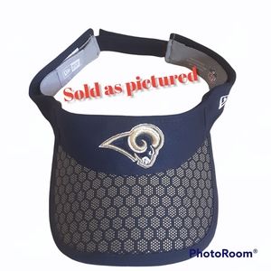 NEW ERA LOS ANGELES RAMS VISOR  ADJUSTABLE  HAT
